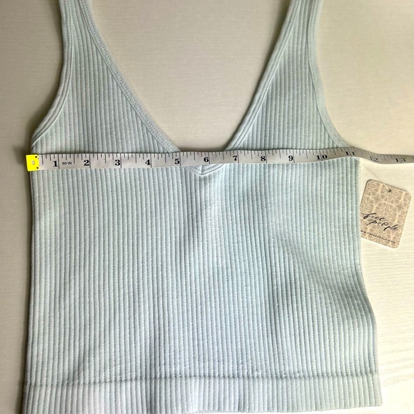 Free People Solid Rib Brami - MOONLIGHT NWT - Picture 10 of 13